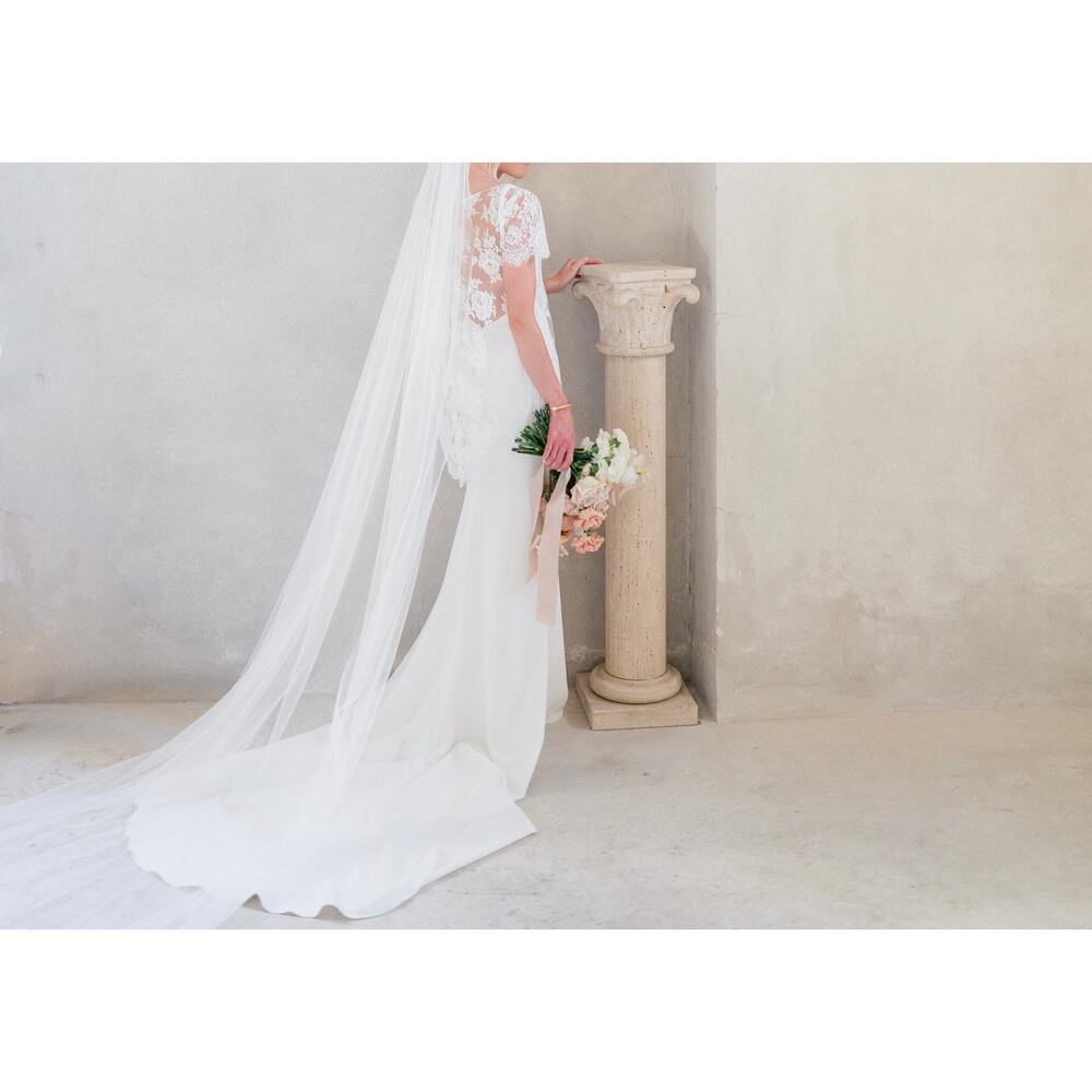 Made with Love Bridal - Georgie V2 Crepe Wedding Dress / Size AU 6 - Picture 5 of 11